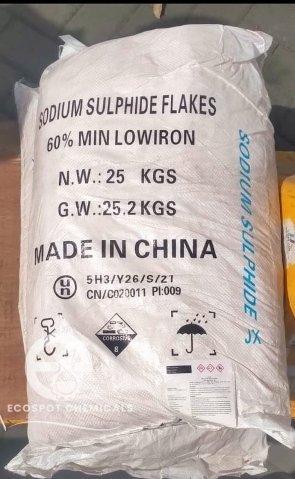 SODIUM SULFIDE FLAKES 60% (YELLOW) 25KG - Image 2