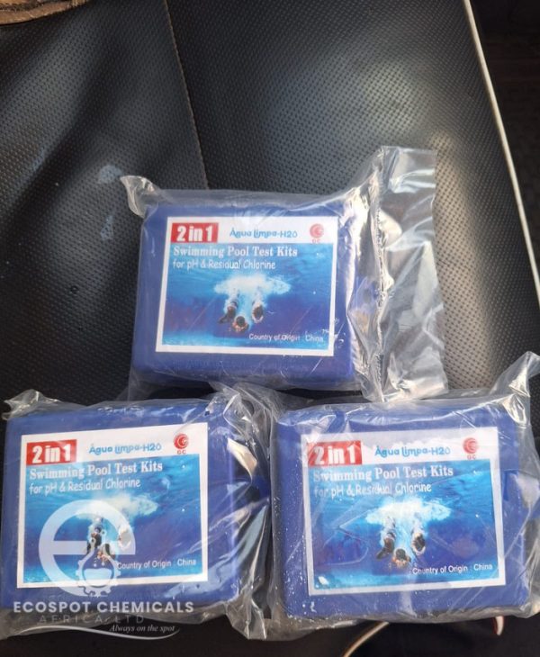 CHLORINE TEST KIT WITH pH TEST (2 IN 1) - Image 2