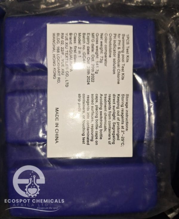 CHLORINE TEST KIT WITH pH TEST (2 IN 1) - Image 3
