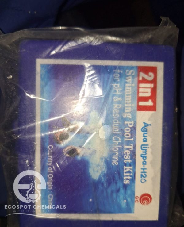 CHLORINE TEST KIT WITH pH TEST (2 IN 1)